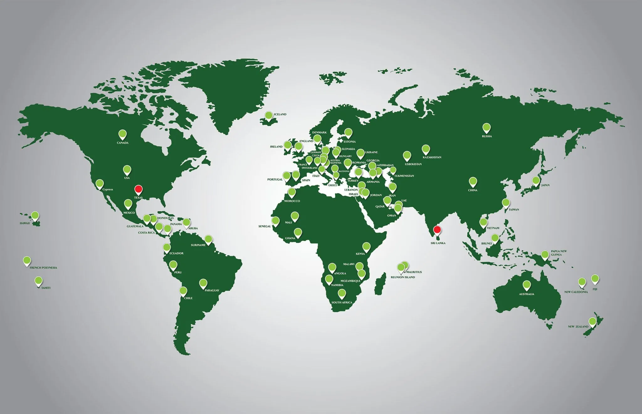 Worldwide Distribution